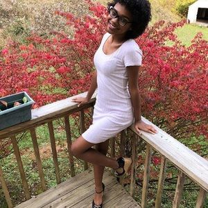 Light Pink backless dress